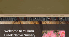 Desktop Screenshot of mcnativenursery.com.au